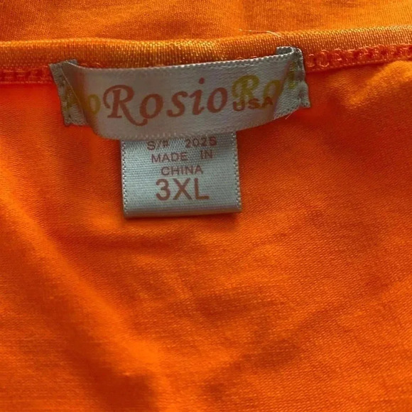 🆕Plus-size Orange Spaghetti Straps Under Top 🆕 - Picture 3 of 4